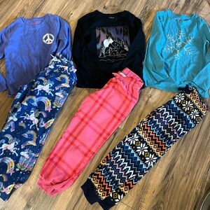 Girl’s Fleece Pajama Set Bundle